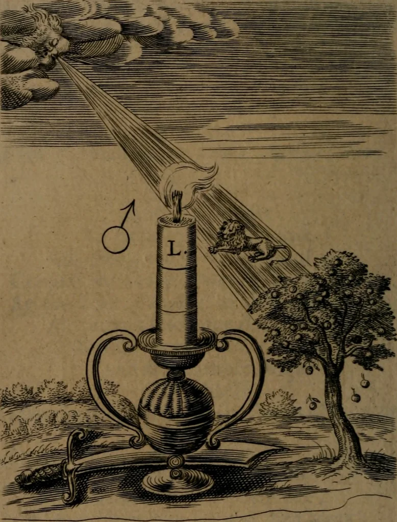 An illustration from Hieroglyphikes of the life of man, 1638, leaf 69