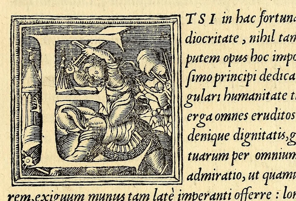An illustration from Hieronymi Cardani medici Mediolanensis Contradicentium medicorum liber primus [-secundus], 1548, leaf 9