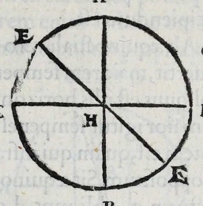 An illustration from Hieronymi Fracastorii veronensis Opera omnia : in vnum proxime post illius mortem collecta, quorum nomina sequens pagina plenius indicat. Accesservnt Andreae Navgerii patricii veneti Orationes duae, carminaq. nonnulla : amicorum cura ob id nuper simul impressa, ut eorum scripta, qui arcta inter se uiuentes necessitudine coniuncti fuerunt, in hominum quoque manus post eorum mortem iuncta pariter peruenirent, 1555, leaf 89