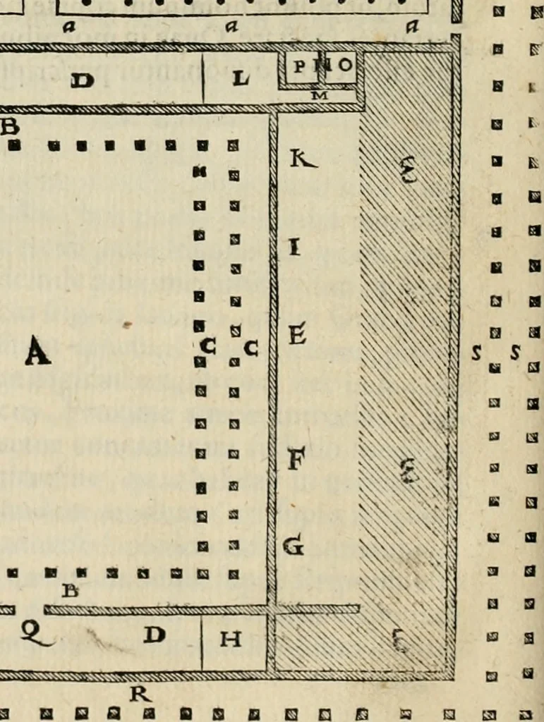 An illustration from Hieronymi Mercvrialis De arte gymnastica libri sex : in quibus exercitationum omnium vetustarum genera, loca, modi, facultates, & quidquid deniq. ad corporis humani exercitationes pertinet, diligenter explicatur .., 1573, leaf 37