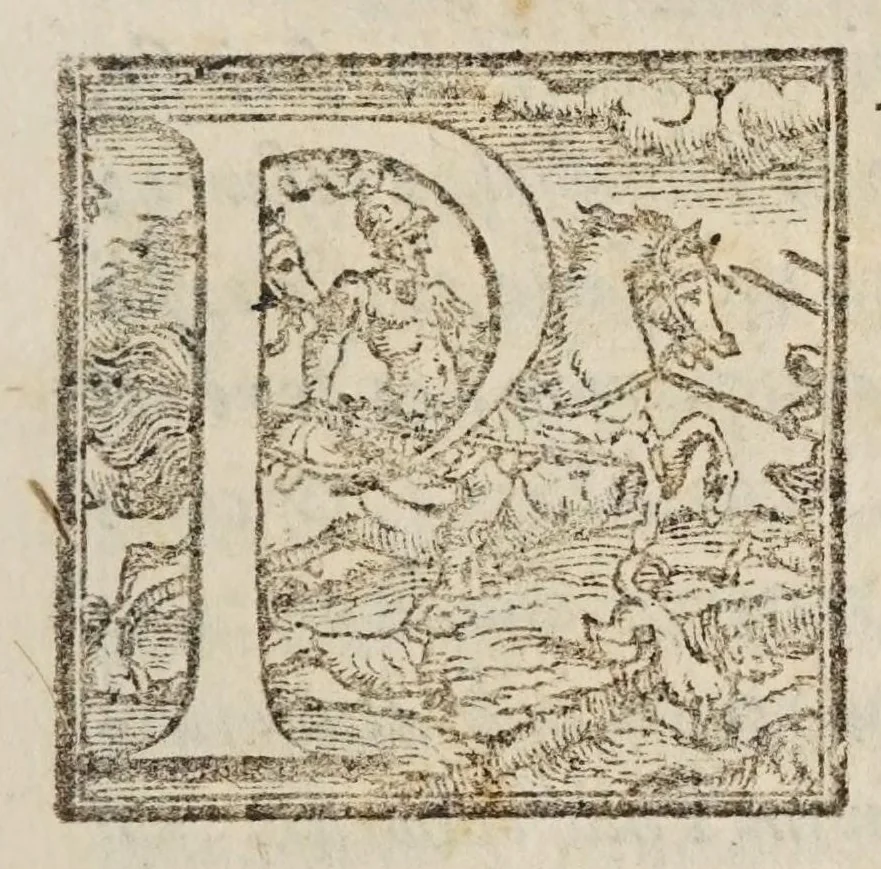 An illustration from Hieronymvs Borrivs ... De motu grauium, & leuium, 1576, leaf 25