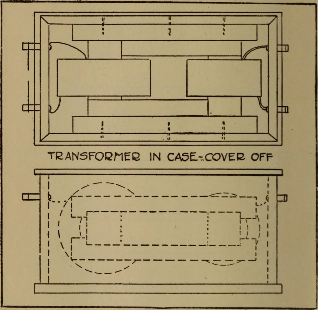 An illustration from High frequency apparatus, design, construction and practical application; a practical treatise for electrical engineers, electricans, physicians, students and experimenters, 1920, leaf 111