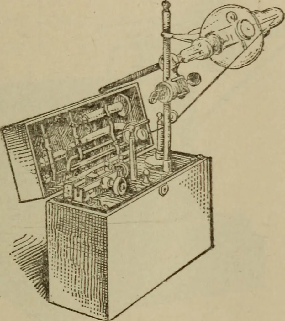 An illustration from High frequency apparatus, design, construction and practical application; a practical treatise for electrical engineers, electricans, physicians, students and experimenters, 1920, leaf 134