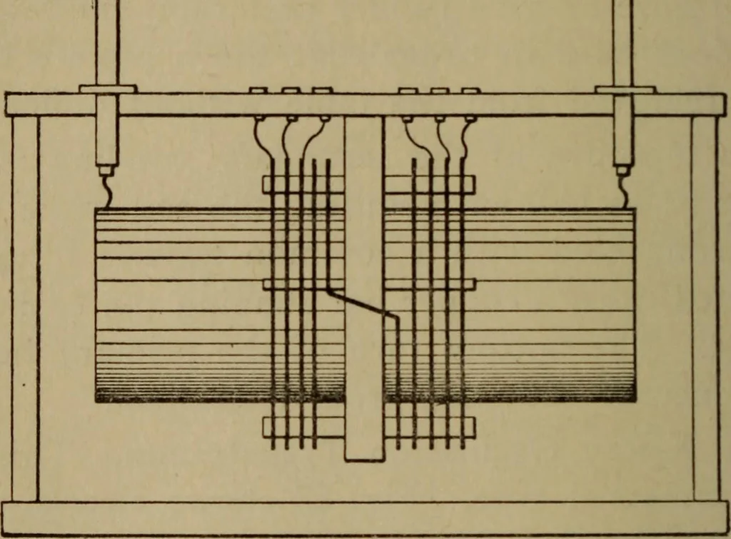 An illustration from High frequency apparatus, design, construction and practical application; a practical treatise for electrical engineers, electricans, physicians, students and experimenters, 1920, leaf 147