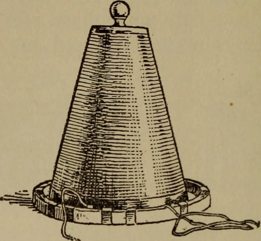 An illustration from High frequency apparatus, design, construction and practical application; a practical treatise for electrical engineers, electricans, physicians, students and experimenters, 1920, leaf 153