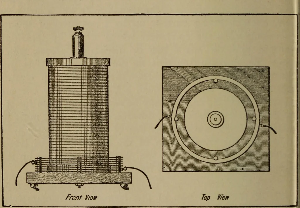 An illustration from High frequency apparatus, design, construction and practical application; a practical treatise for electrical engineers, electricans, physicians, students and experimenters, 1920, leaf 199