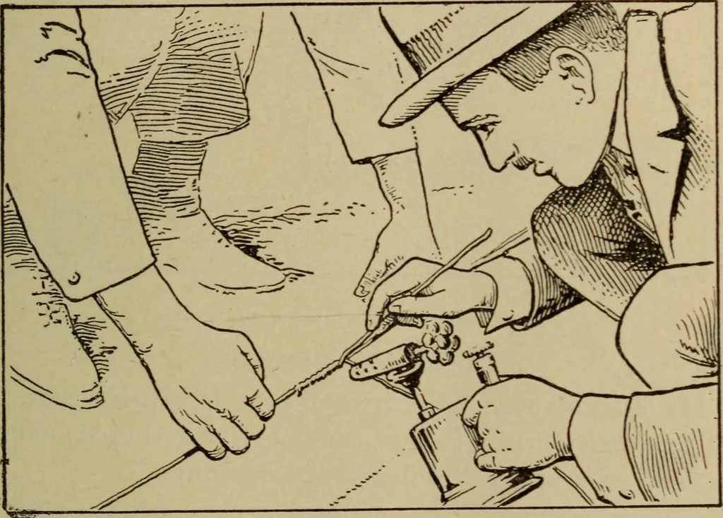An illustration from High frequency apparatus, design, construction and practical application; a practical treatise for electrical engineers, electricans, physicians, students and experimenters, 1920, leaf 214