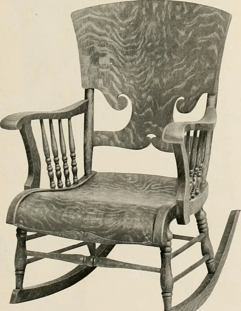 An illustration from High grade chairs & rockers., 1911, leaf 17