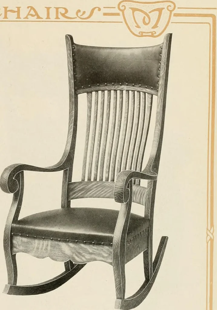 An illustration from High grade chairs & rockers., 1911, leaf 9