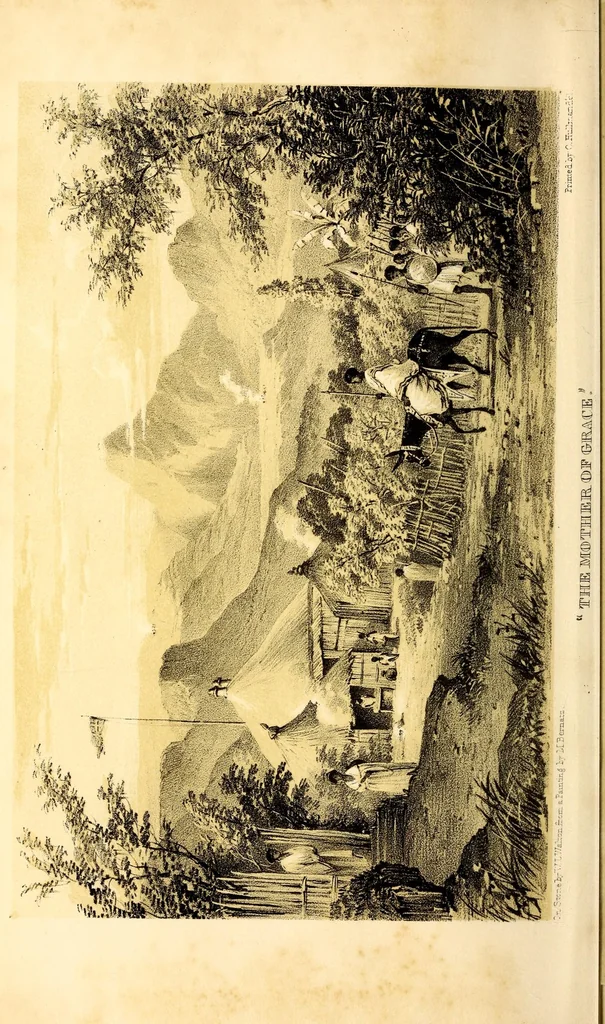 An illustration from The highlands of Æthiopia, 1844, leaf 10