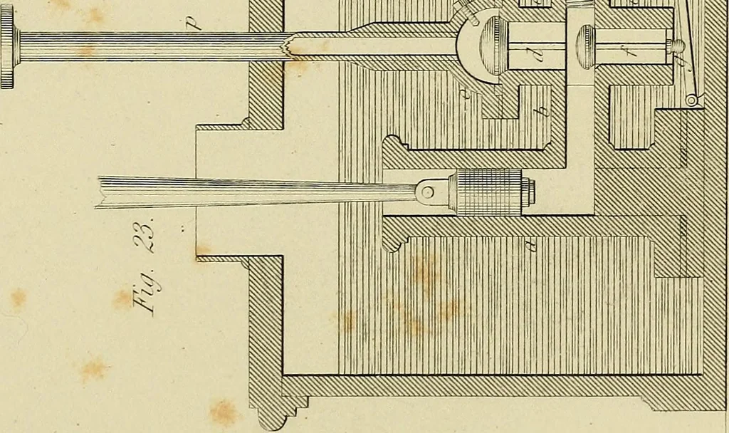 An illustration from The high-pressure steam engine : an exposition of its comparative merits, and an essay towards an improved system of construction, adapted especially to secure safety and economy in its use, 1847, leaf 337
