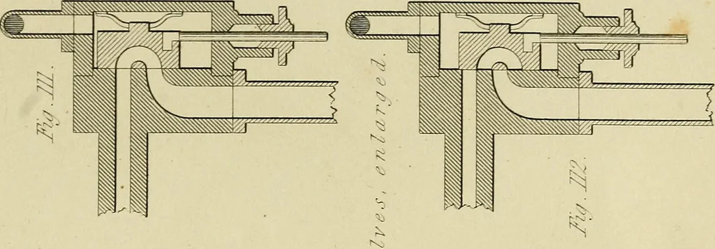 An illustration from The high-pressure steam engine : an exposition of its comparative merits, and an essay towards an improved system of construction, adapted especially to secure safety and economy in its use, 1847, leaf 375