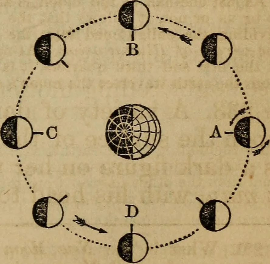 An illustration from A high-school astronomy: in which the descriptive, physical, and practical are combined .., 1859, leaf 116