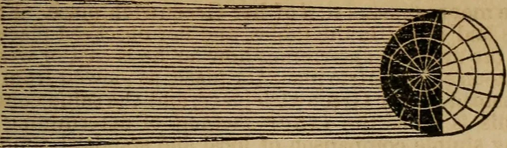 An illustration from A high-school astronomy: in which the descriptive, physical, and practical are combined .., 1859, leaf 122