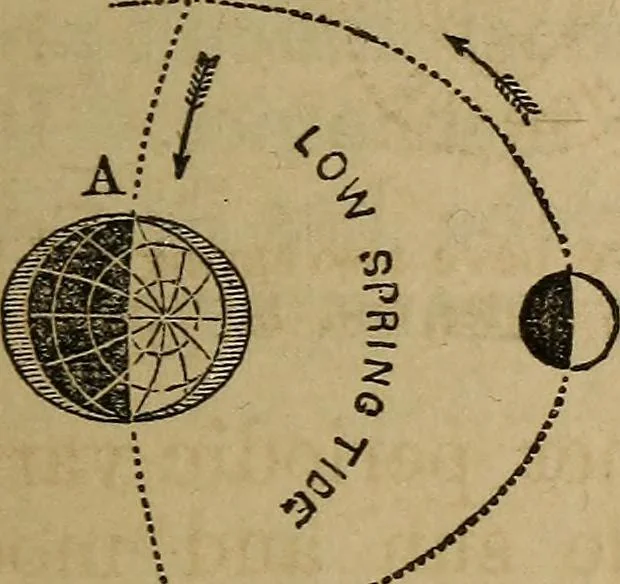 An illustration from A high-school astronomy: in which the descriptive, physical, and practical are combined .., 1859, leaf 140