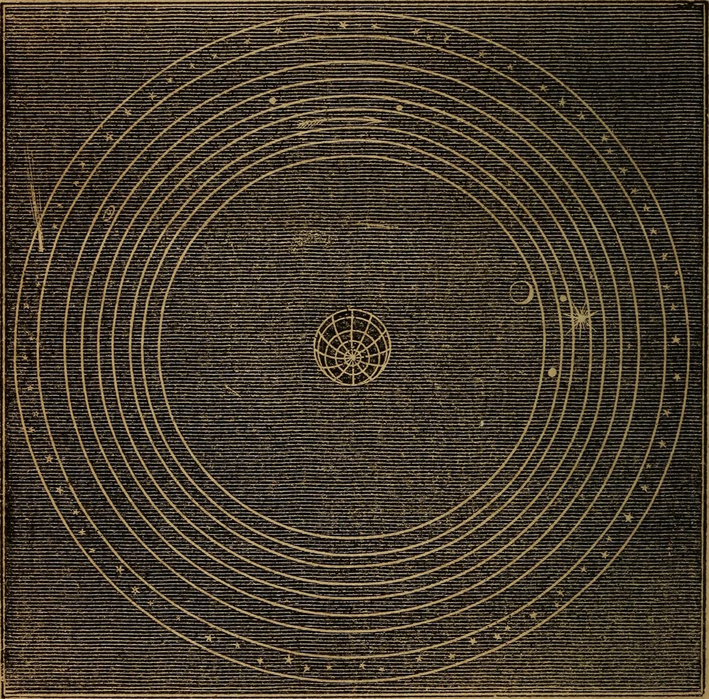 An illustration from A high-school astronomy: in which the descriptive, physical, and practical are combined .., 1859, leaf 17