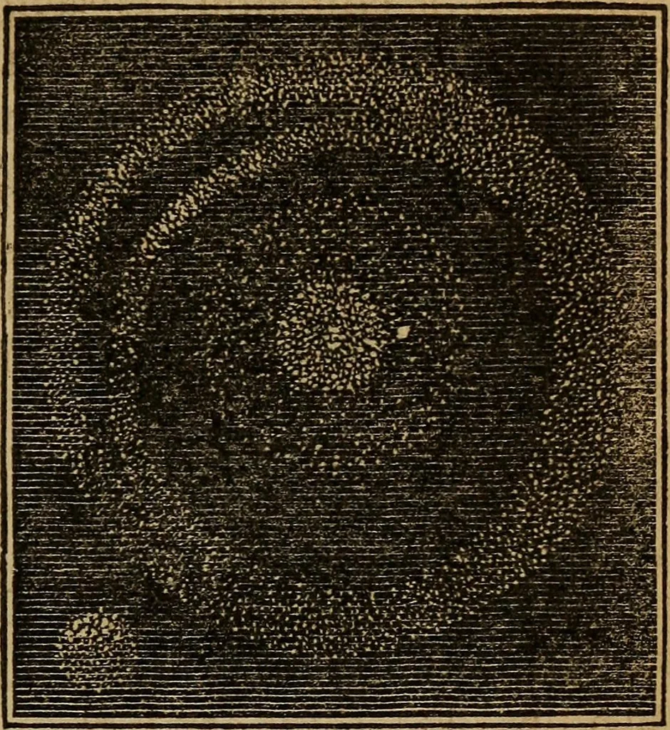 An illustration from A high-school astronomy: in which the descriptive, physical, and practical are combined .., 1859, leaf 208