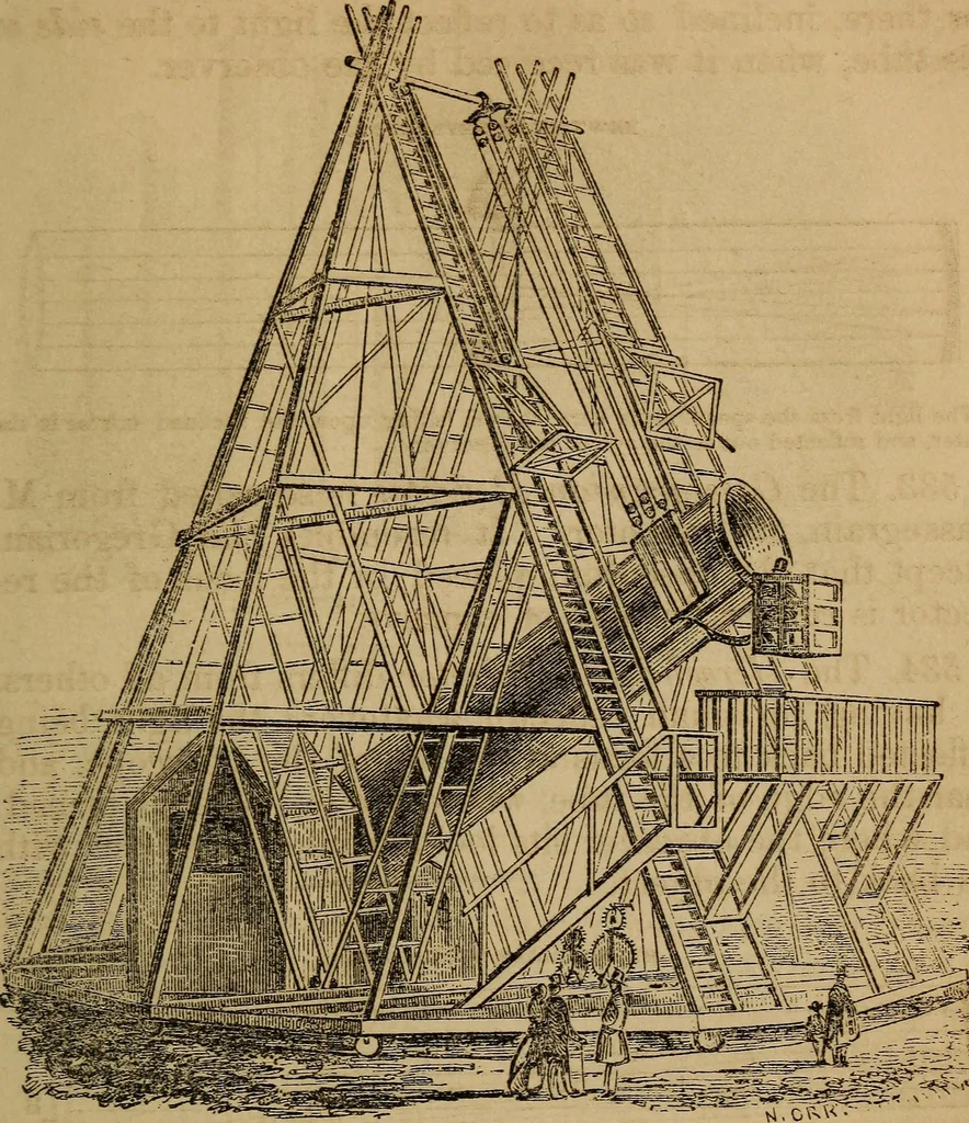 An illustration from A high-school astronomy: in which the descriptive, physical, and practical are combined .., 1859, leaf 238