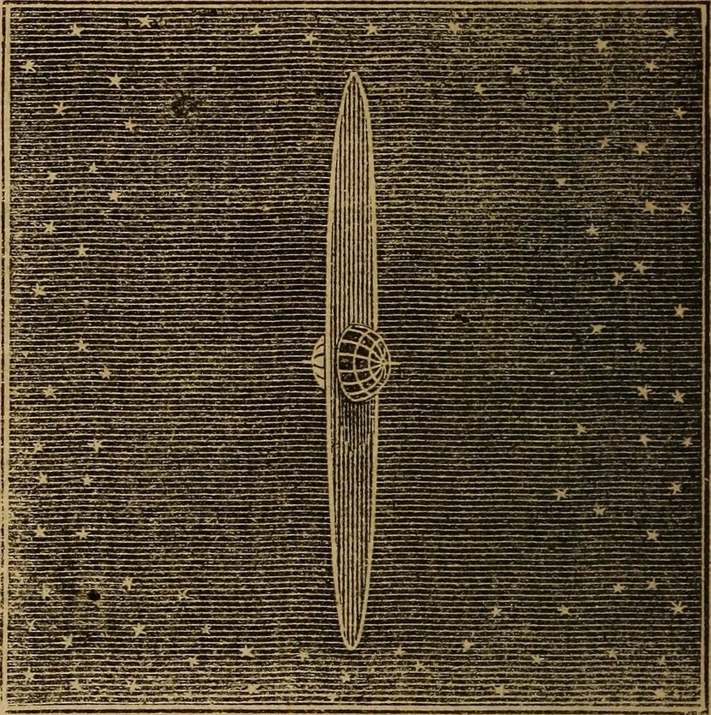 An illustration from A high-school astronomy: in which the descriptive, physical, and practical are combined .., 1859, leaf 31