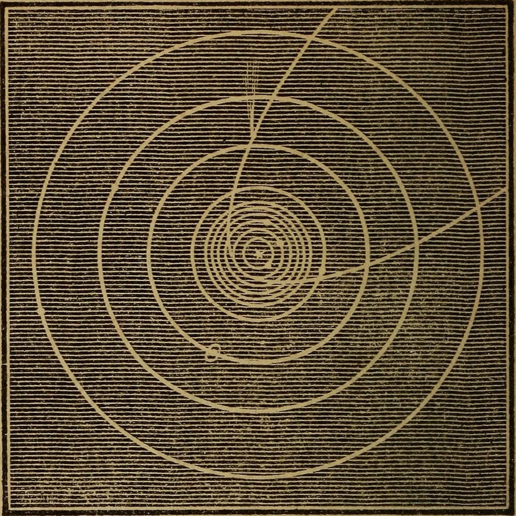 An illustration from A high-school astronomy: in which the descriptive, physical, and practical are combined .., 1859, leaf 33