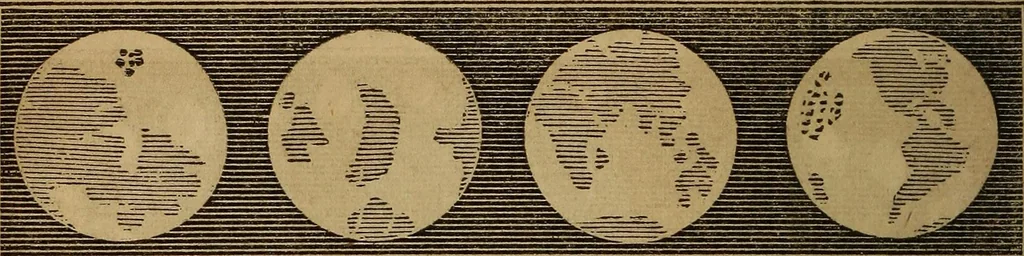 An illustration from A high-school astronomy: in which the descriptive, physical, and practical are combined .., 1859, leaf 91
