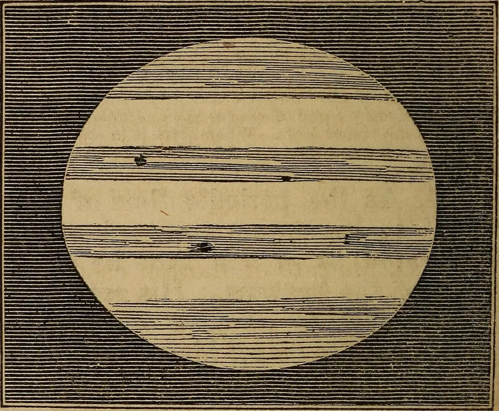 An illustration from A high-school astronomy: in which the descriptive, physical, and practical are combined .., 1859, leaf 93