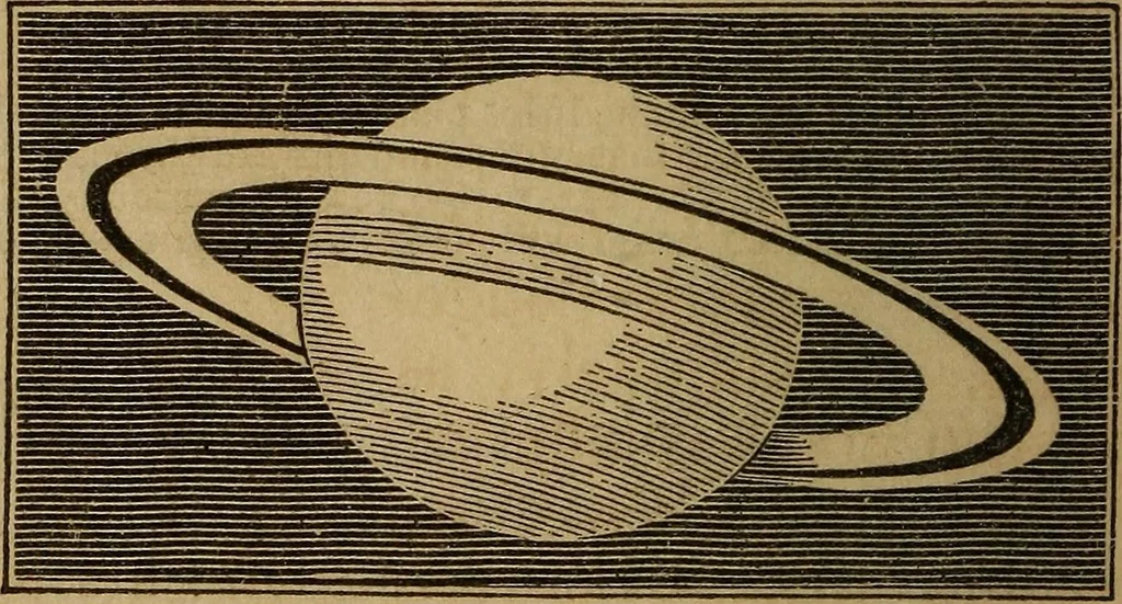 An illustration from A high-school astronomy: in which the descriptive, physical, and practical are combined .., 1859, leaf 95