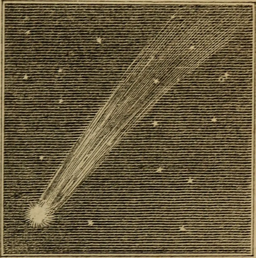 An illustration from A high-school astronomy: in which the descriptive, physical, and practical are combined .., 1853, leaf 141