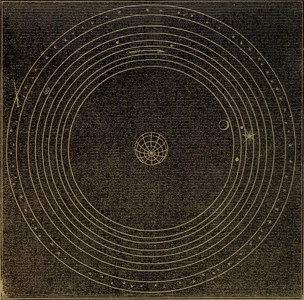 An illustration from A high-school astronomy: in which the descriptive, physical, and practical are combined .., 1853, leaf 16