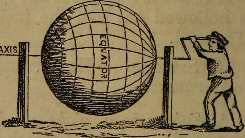 An illustration from A high-school astronomy: in which the descriptive, physical, and practical are combined .., 1853, leaf 22