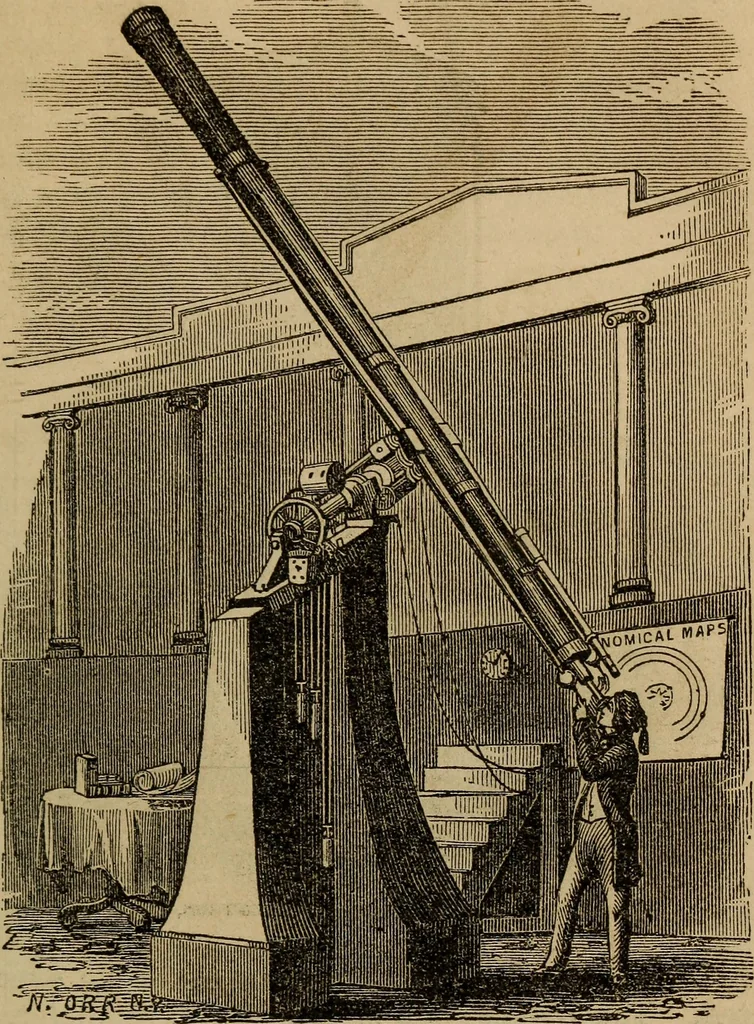 An illustration from A high-school astronomy: in which the descriptive, physical, and practical are combined .., 1853, leaf 231