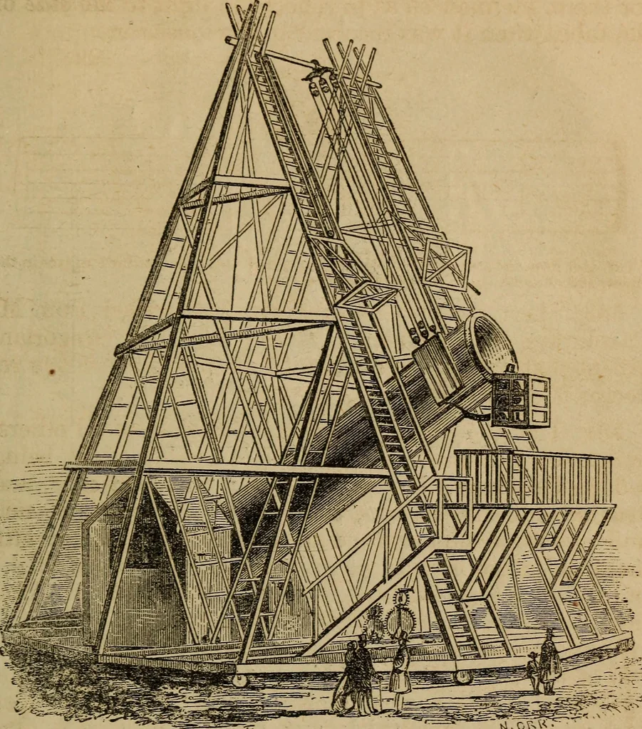 An illustration from A high-school astronomy: in which the descriptive, physical, and practical are combined .., 1853, leaf 237
