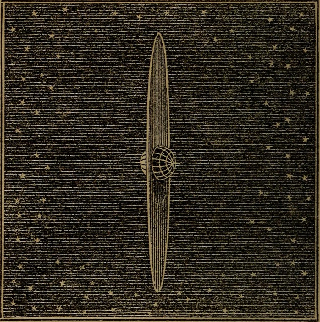 An illustration from A high-school astronomy: in which the descriptive, physical, and practical are combined .., 1853, leaf 30