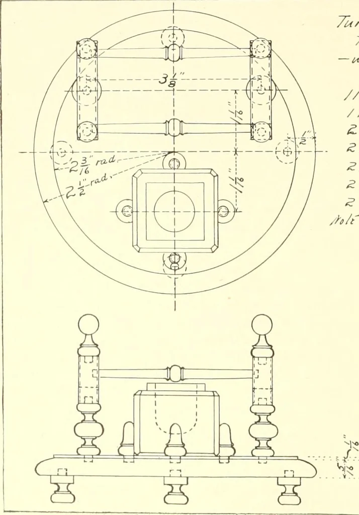 An illustration from High school manual training course in woodwork, including cost of equipment and supplies and studies on trees and wood, 1905, leaf 102