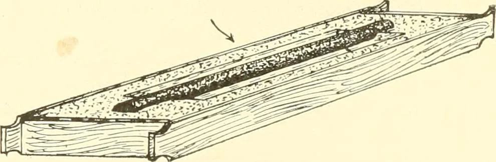 An illustration from High school manual training course in woodwork, including cost of equipment and supplies and studies on trees and wood, 1905, leaf 167