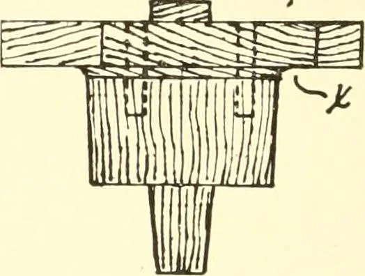 An illustration from High school manual training course in woodwork, including cost of equipment and supplies and studies on trees and wood, 1905, leaf 192