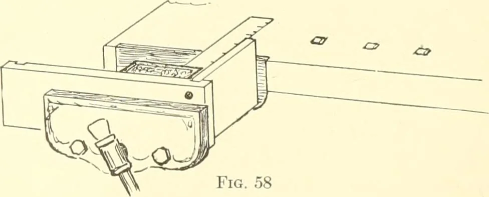 An illustration from High school manual training course in woodwork, including cost of equipment and supplies and studies on trees and wood, 1905, leaf 49