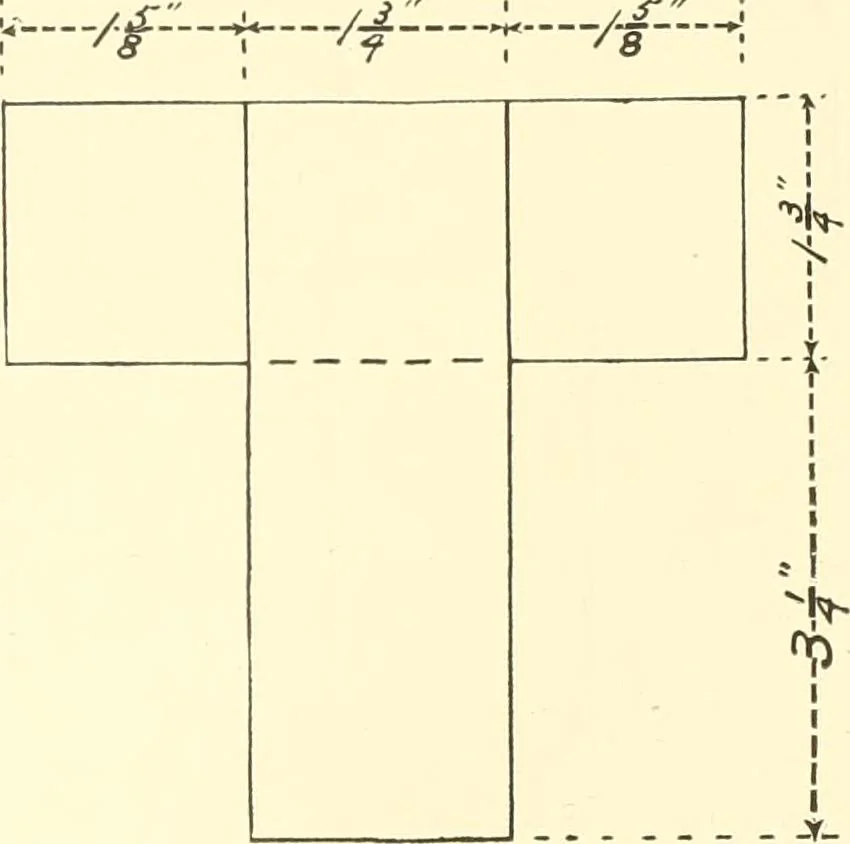 An illustration from High school manual training course in woodwork, including cost of equipment and supplies and studies on trees and wood, 1905, leaf 59