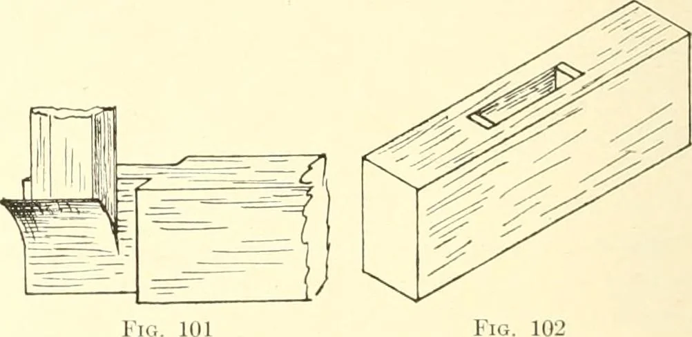 An illustration from High school manual training course in woodwork, including cost of equipment and supplies and studies on trees and wood, 1905, leaf 62