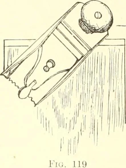 An illustration from High school manual training course in woodwork, including cost of equipment and supplies and studies on trees and wood, 1905, leaf 70