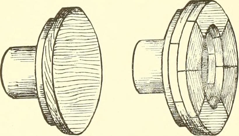 An illustration from High school manual training course in woodwork, including cost of equipment and supplies and studies on trees and wood, 1905, leaf 91