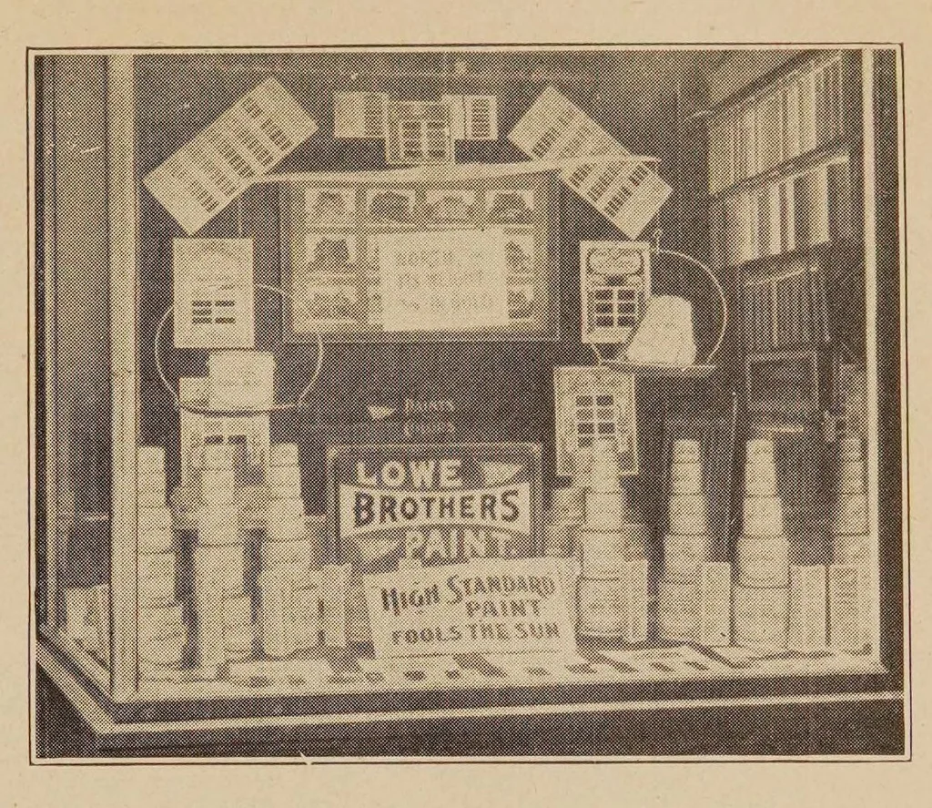 An illustration from "High Standard" paint windows, 1900, leaf 11