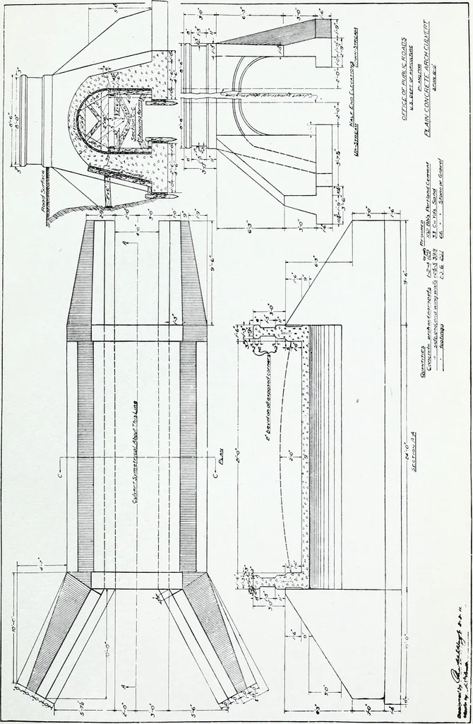 An illustration from Highway bridges and culverts, 1911, leaf 36