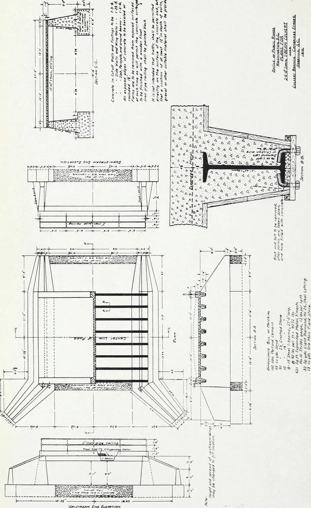An illustration from Highway bridges and culverts, 1912, leaf 29