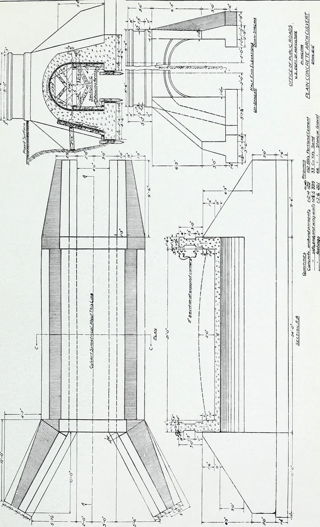 An illustration from Highway bridges and culverts, 1912, leaf 30