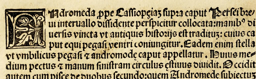 An illustration from Higinius de stellis, 1513, leaf 54