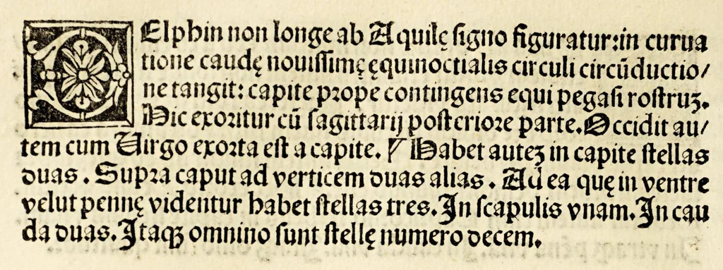 An illustration from Higinius de stellis, 1513, leaf 60