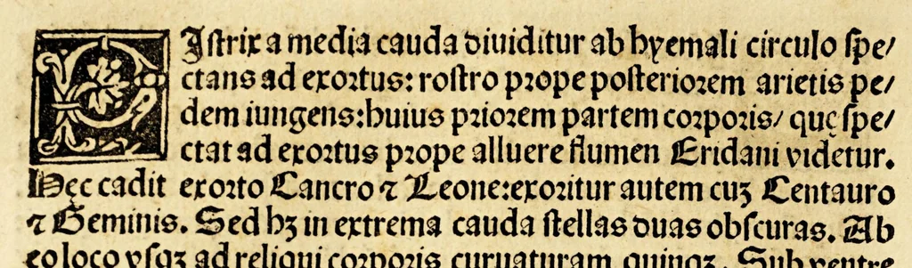 An illustration from Higinius de stellis, 1513, leaf 74