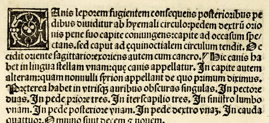 An illustration from Higinius de stellis, 1513, leaf 78