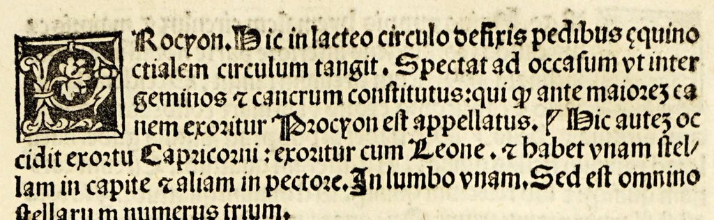 An illustration from Higinius de stellis, 1513, leaf 79